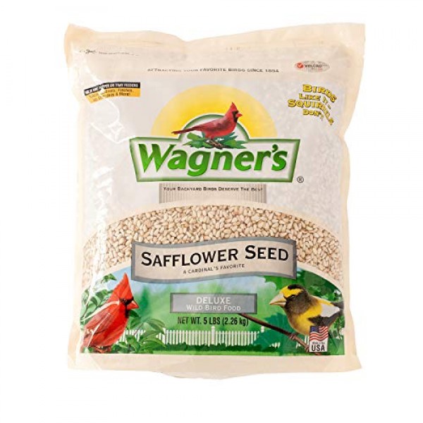 Wagners 57075 Safflower Seed, 5-Pound Bag