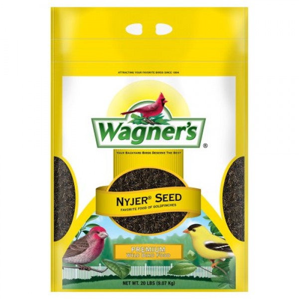 Wagners 62053 Nyjer Seed Bird Food, 20-Pound Bag