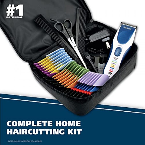 Wahl Color Pro Cordless Rechargeable Hair Clipper & Trimmer – Easy...