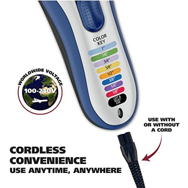 Wahl Color Pro Cordless Rechargeable Hair Clipper & Trimmer – Easy...