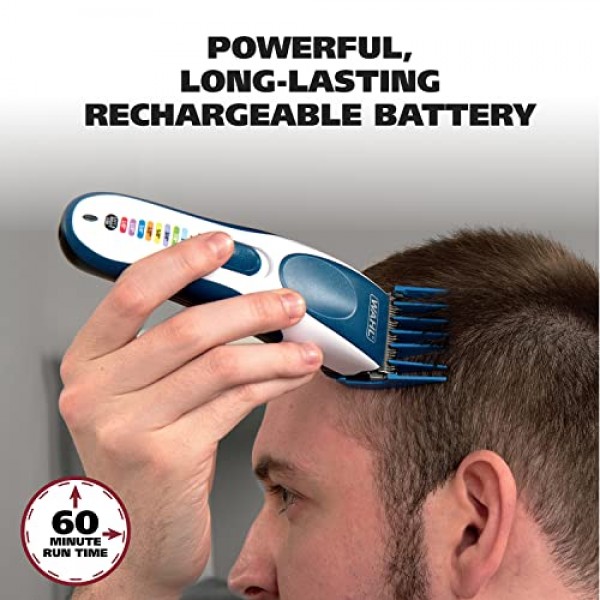 Wahl Color Pro Cordless Rechargeable Hair Clipper & Trimmer – Easy...