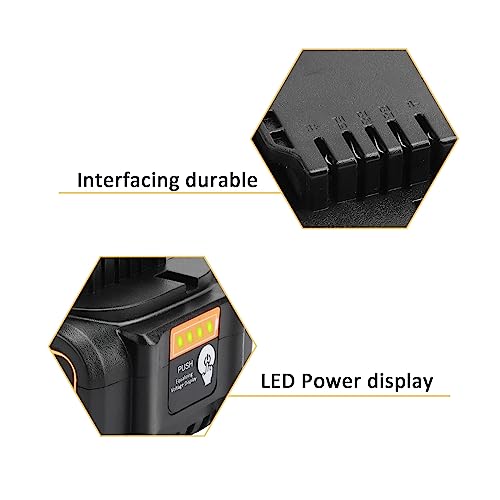 waitley 20V 6.0A Replacement Battery Compatible with Dewalt DCB200...
