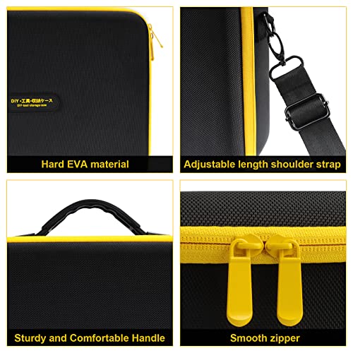 waitley Battery Carrying Storage Case Compatible with Dewalt 8v/12...