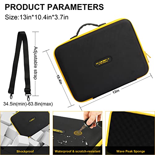 waitley Battery Carrying Storage Case Compatible with Dewalt 8v/12...