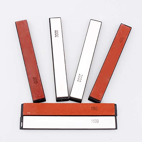 Wakects Sharpening Stone Set, 6pcs Professional Sharpening Whetsto...