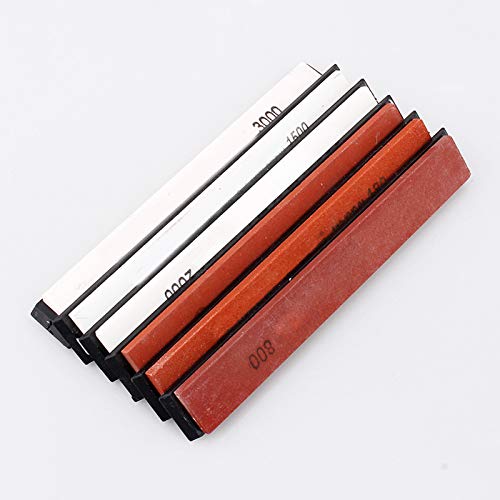 Wakects Sharpening Stone Set, 6pcs Professional Sharpening Whetsto...