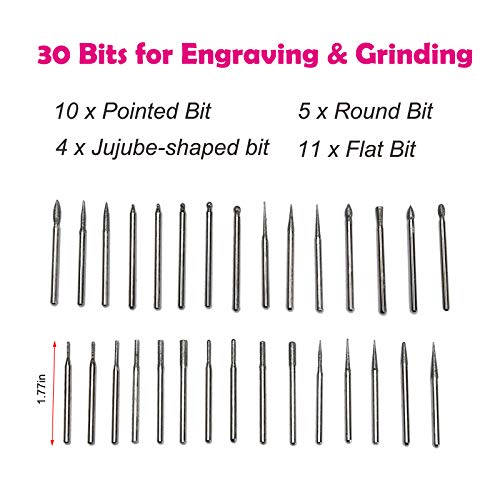 Electric Micro Engraver Pen Mini DIY Engraving Tool Kit for Metal ...
