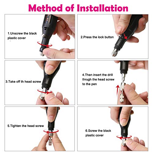 Electric Micro Engraver Pen Mini DIY Engraving Tool Kit for Metal ...