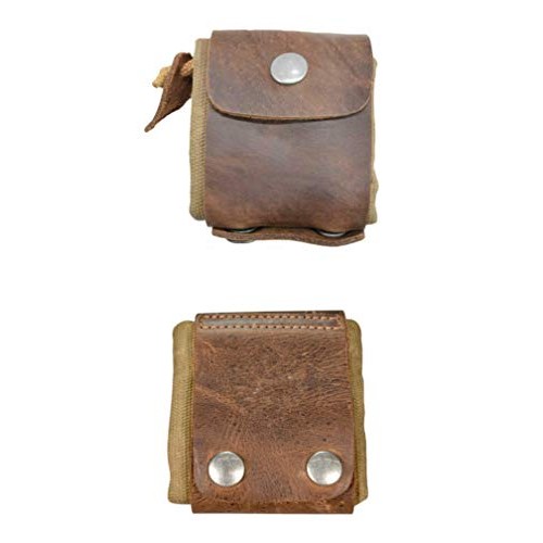 Foldable Foraging Bag, Waterproof Waxed Canvas Foraging Pouch, Mus...