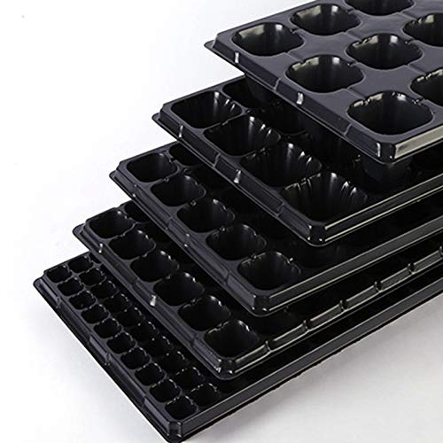 Walbest 5 Pack Plant Germination Trays with Drain Holes, Large Pla...