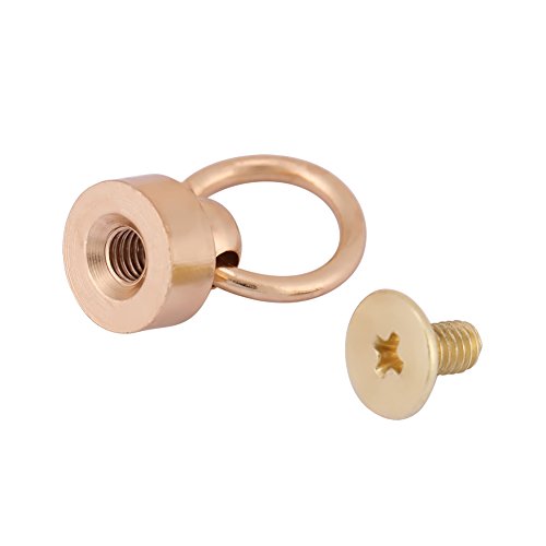 Pack of 20 Sets Brass Round Head Button Stud, Leathercraft Screws ...