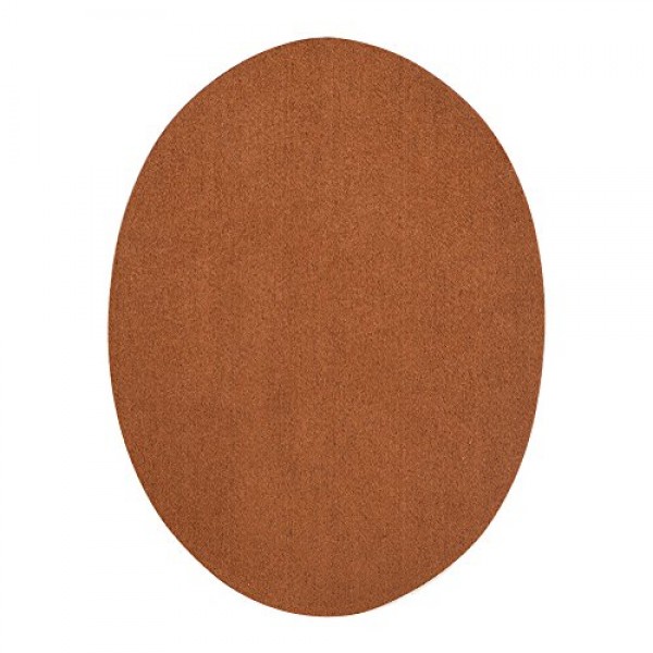 Repair Patches, Pack of 10 Assorted Color Oval PU Leather Patch Re...