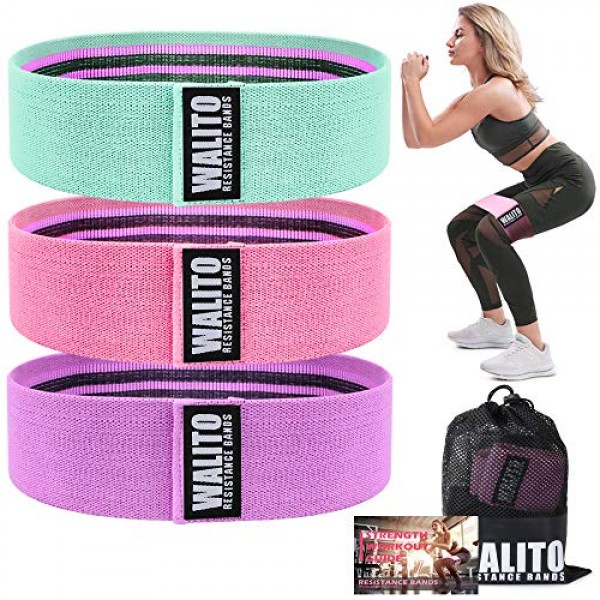 Walito Resistance Bands for Legs and Butt,Exercise Bands Set Booty...