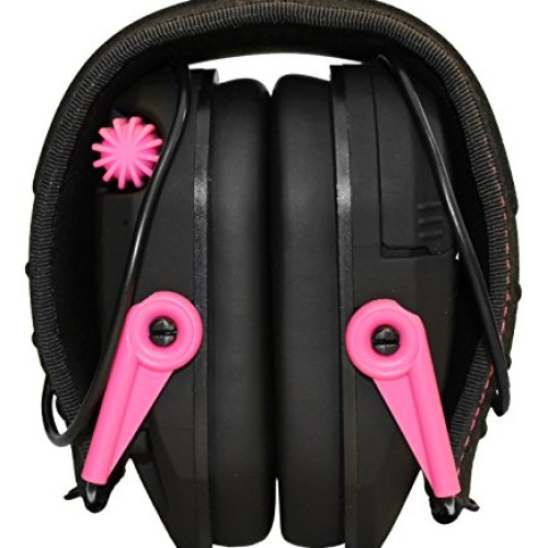 Walkers Game Ear Razor Slim Electronic Muff, Pink