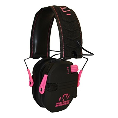 Walkers Game Ear Razor Slim Electronic Muff, Pink