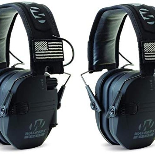 Walkers GWPRSEMPAT Razor Patriot Electronic Earmuff 23 dB Black - ...
