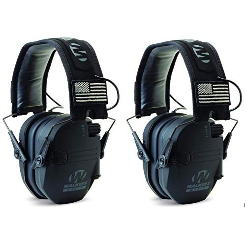 Walkers GWPRSEMPAT Razor Patriot Electronic Earmuff 23 dB Black - ...