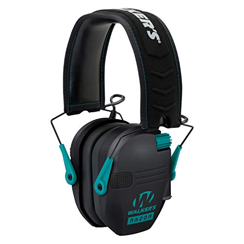 Walkers Razor Slim Electronic Shooting Muffs 2-Pack, Teal 2 Items