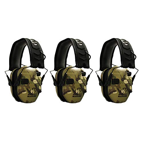 Walkers Razor Slim Electronic Shooting Muffs 3-Pack Bundle Multi ...