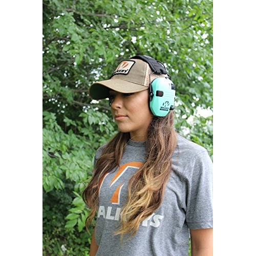 Walkers Razor Slim GWP-RSEM-LTL Electronic Muff Light Teal, 2 AA...