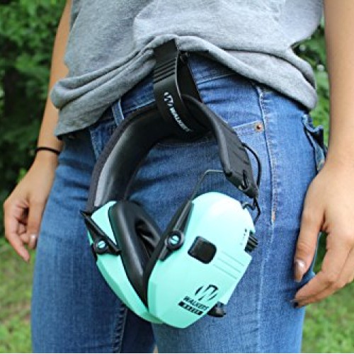 Walkers Razor Slim GWP-RSEM-LTL Electronic Muff Light Teal, 2 AA...