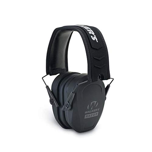 Walkers Razor Slim Passive Earmuff - Ultra Low-Profile Earcups - ...