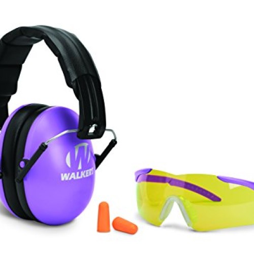 Youth and Womens Passive muff and Glasses combo, Purple