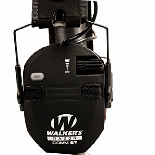 Walkers Razor Quad Electronic Bluetooth Muff-Black