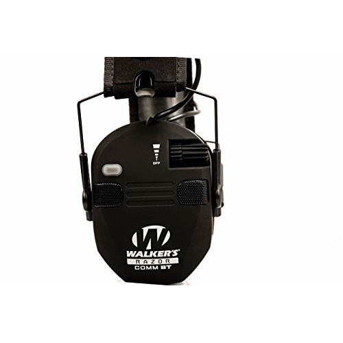 Walkers Razor Quad Electronic Bluetooth Muff-Black