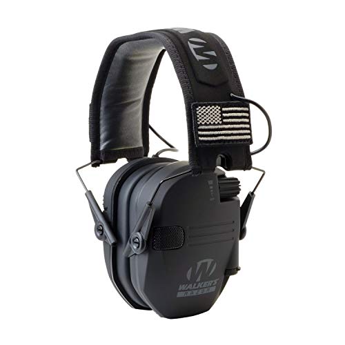Walkers Razor Shooting Muff Black Patriot 2-Pack Bundle with Wal...