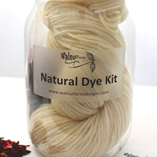 Purple & Pink Natural Dye Kit for Naturally Plant Dyed Yarn Natura...