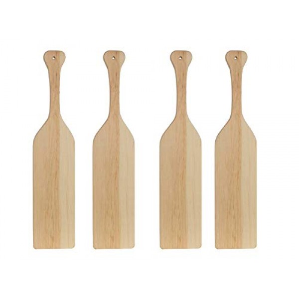 Walnut Hollow Unfinished Pine Wood Paddles for Arts, Crafts, Soror...