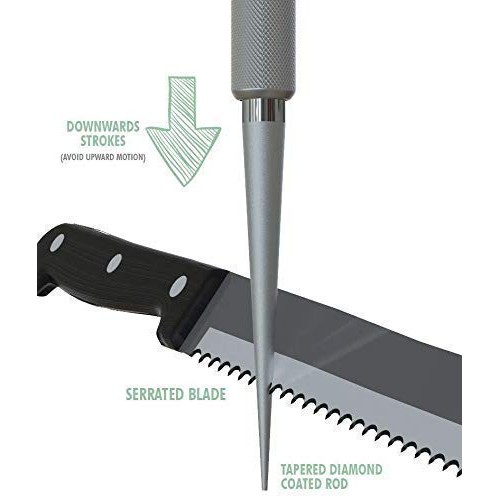 Serrated Knife Sharpener. Pocket Knife Sharpener, Tactical Pen Sha...