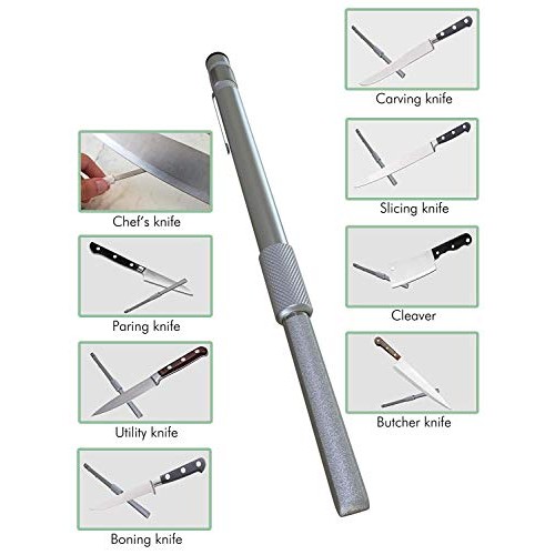 Serrated Knife Sharpener. Pocket Knife Sharpener, Tactical Pen Sha...