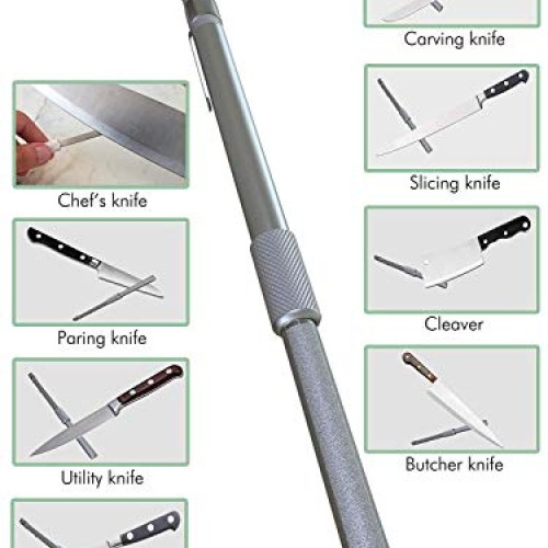 Serrated Knife Sharpener. Pocket Knife Sharpener, Tactical Pen Sha...