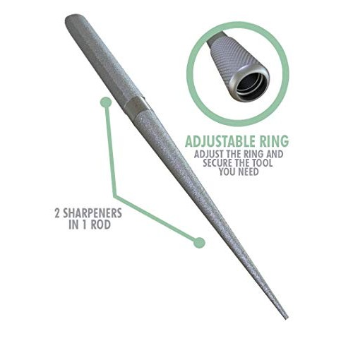 Serrated Knife Sharpener. Pocket Knife Sharpener, Tactical Pen Sha...