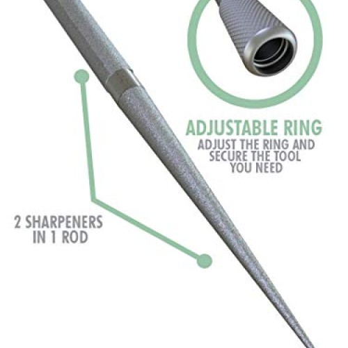 Serrated Knife Sharpener. Pocket Knife Sharpener, Tactical Pen Sha...