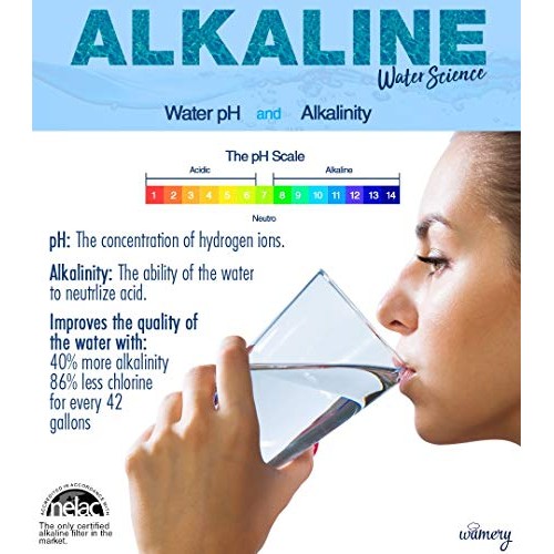 Wamery Certified Alkaline Water Filter Replacement 3-Pack, Enhance...