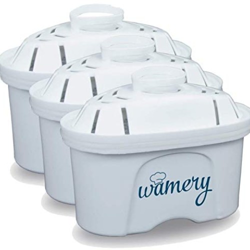 WAMERY Water Filter Replacement 3 Pack, Fits Wamery Pitcher and Ma...