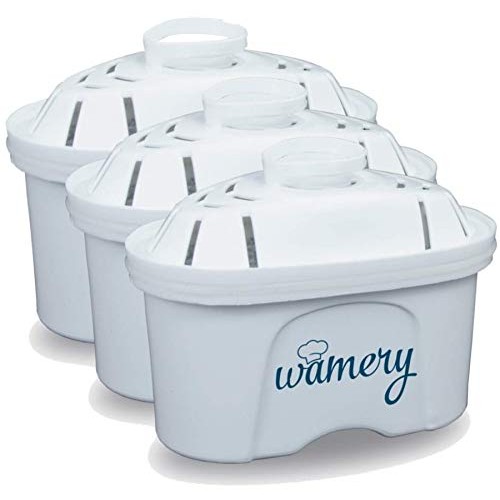 WAMERY Water Filter Replacement 3 Pack, Fits Wamery Pitcher and Ma...