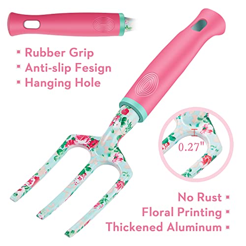 Gardening Tools, 8 Pcs Heavy Duty Floral Garden Tool Set Birthday ...