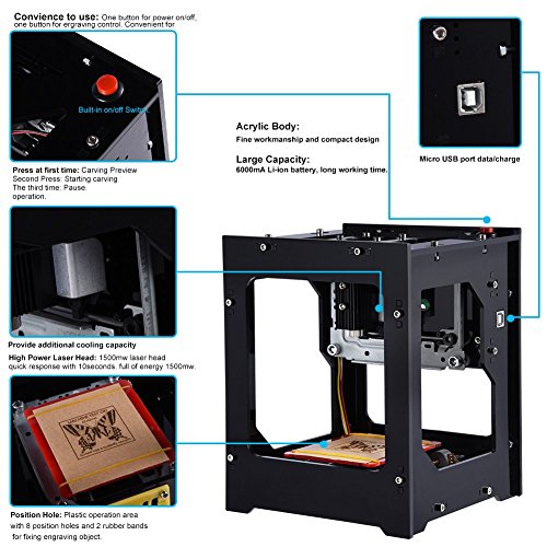 Engraver Printer Machine with 550550 Pixel High Resolution, Image ...