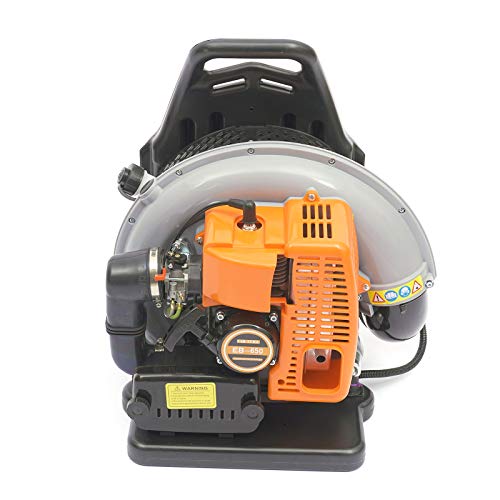 Backpack Leaf Blower, 65CC 2 Stroke Gas Powered Backpack Leaf Blow...