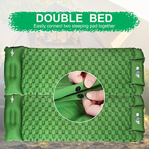 WANNTS Sleeping Pad Ultralight Inflatable Sleeping Pad for Camping...