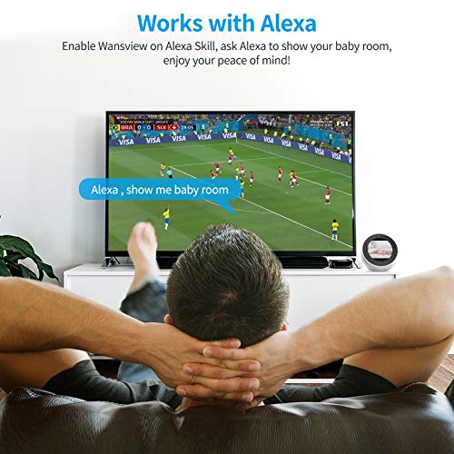 wansview Wireless Security Camera, IP Camera 2K, WiFi Home Indoor ...