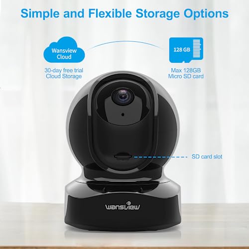wansview Wireless Security Camera, IP Camera 2K, WiFi Home Indoor ...