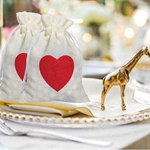 20pcs Party Favor Gift Bags for Valentines Day Wedding Birthday Pa...