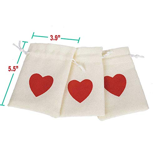 20pcs Party Favor Gift Bags for Valentines Day Wedding Birthday Pa...