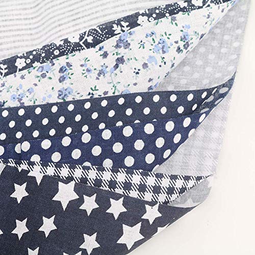 7PCS 50x50cm Cotton Craft Fabric Bundles for Patchwork Quilting,Pr...