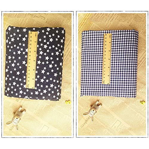 7PCS 50x50cm Cotton Craft Fabric Bundles for Patchwork Quilting,Pr...
